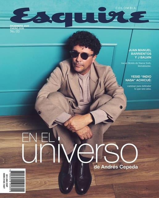 ESQUIRE COLOMBIA DECEMBER 2025 COVER — Esquire Colombia