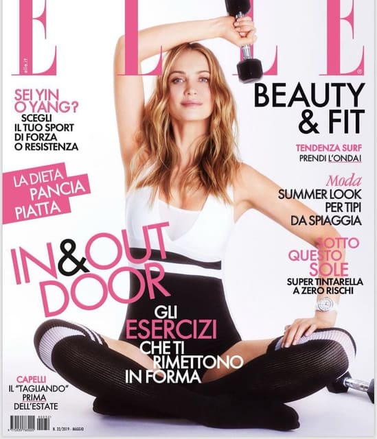 Elle Italia Beauty May 2019 Cover — Elle Italia