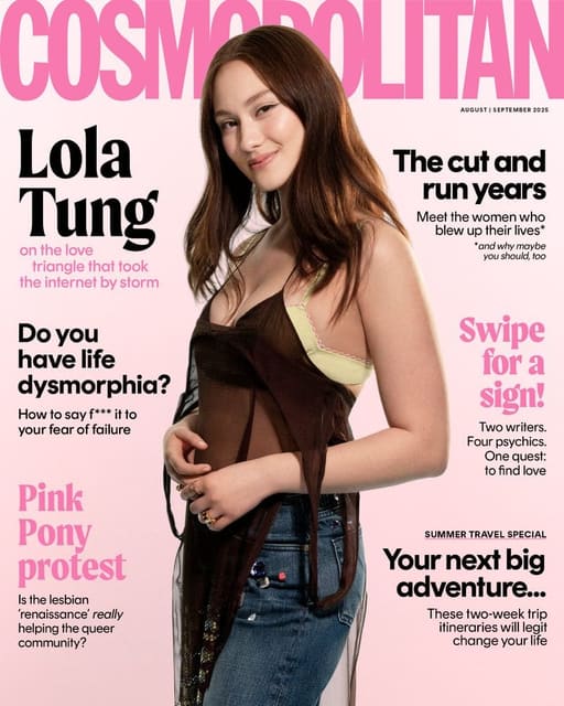 Cosmopolitan UK August/September 2025 Cover — Cosmopolitan UK