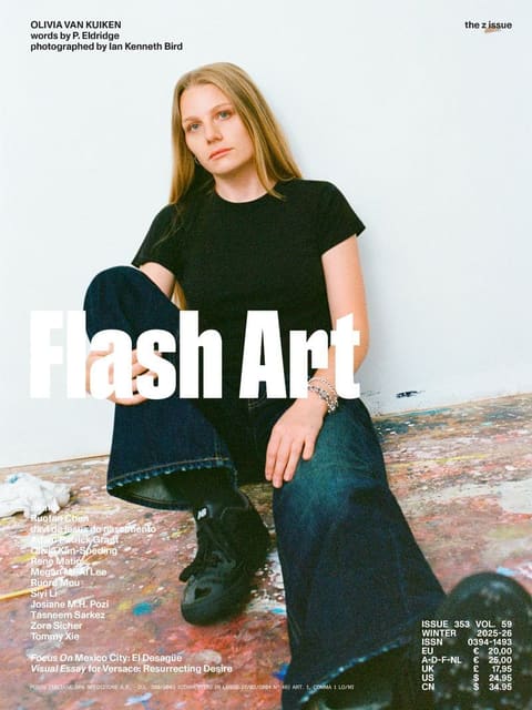 Olivia Van Kuiken for Flash Art No.353