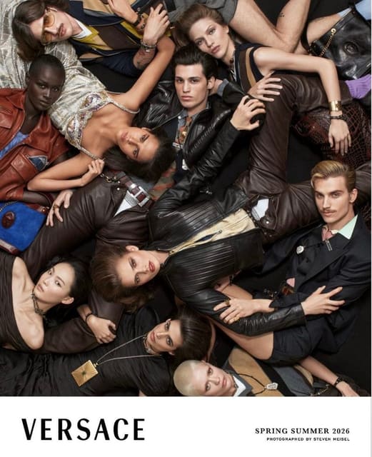 Versace S/S 2026 by Steven Meisel — Versace