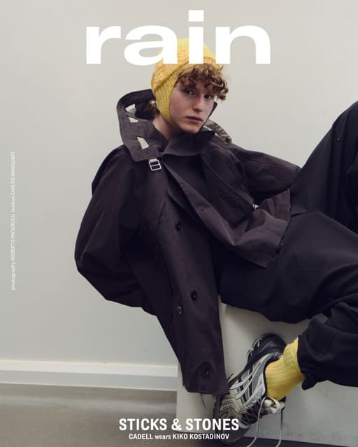 STICKS & STONES - Rain Magazine March 2026 Cover — Rain Magazine