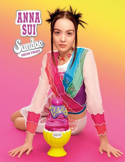 Sundae Neon Twist Fragrance 2026 Campaign — Anna Sui