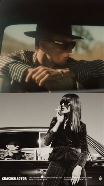 Cracked Actor S/S 26 Lookbook — Jacques Marie Mage