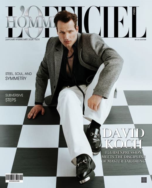 L'Officiel Hommes India February 2026 Cover — L'Officiel Hommes India