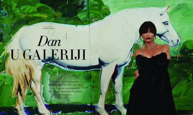 A Day at the Gallery — Harper's Bazaar Serbia