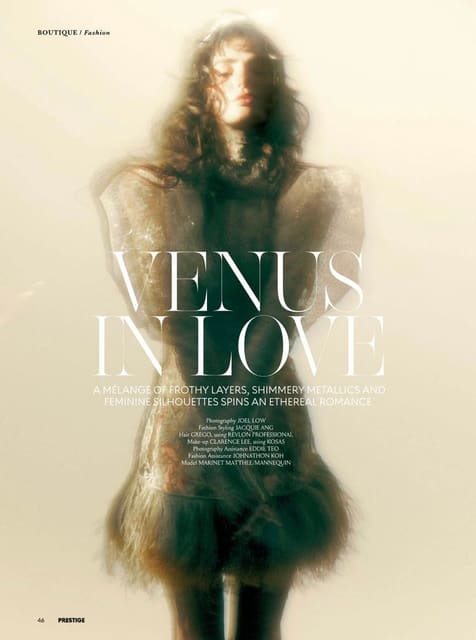 VENUS IN LOVE — Prestige Magazine Asia