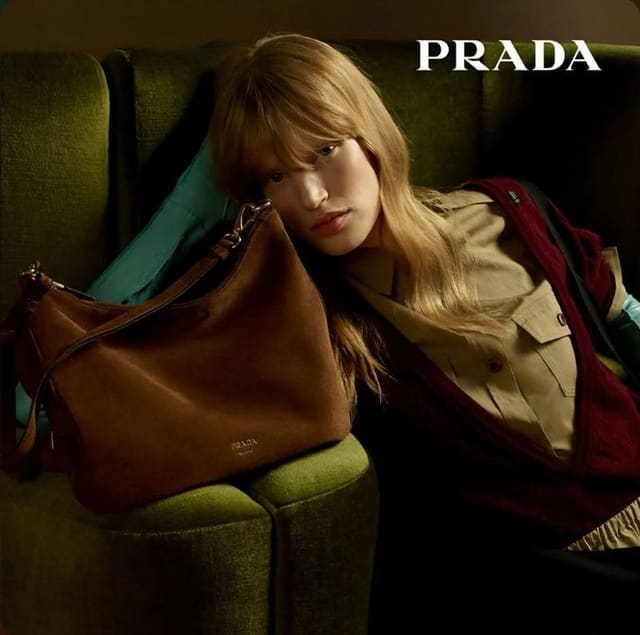 Prada Fold Bag 2026 Campaign — Prada