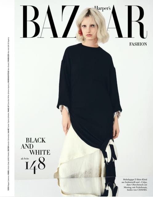 Black & White — Harper's Bazaar Germany