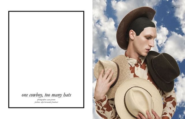 one cowboy, too many hats — Schön Magazine