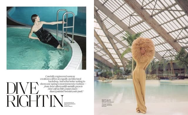 Dive Right In — Elle U.S.