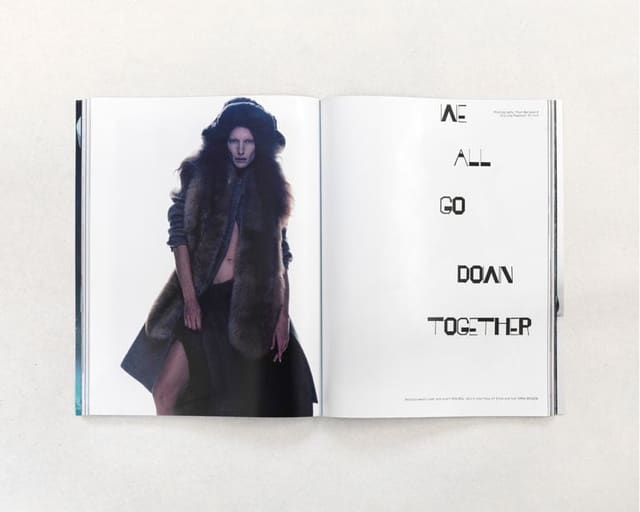We all go down together — The Face Magazine