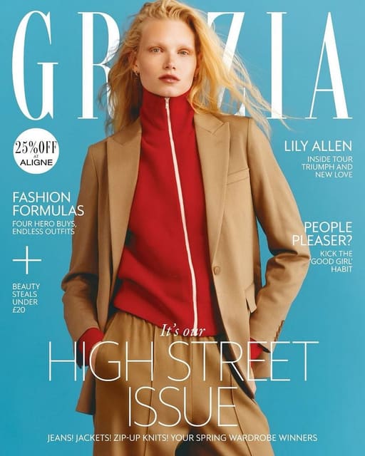 Grazia UK April 2026 Cover — Grazia UK
