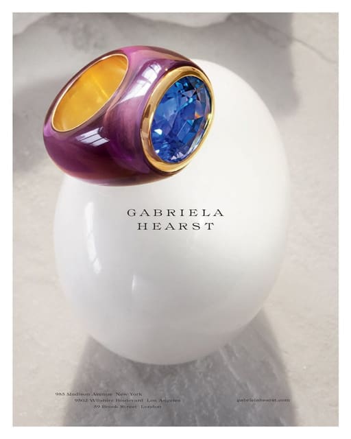 Gabriela Hearst Pink Sapphire Ring 2026 — Gabriela Hearst