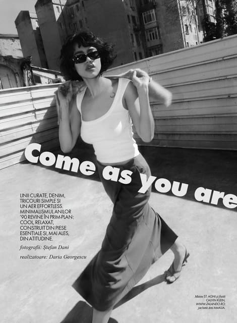 Come as you are for ELLE Romania — Elle Romania