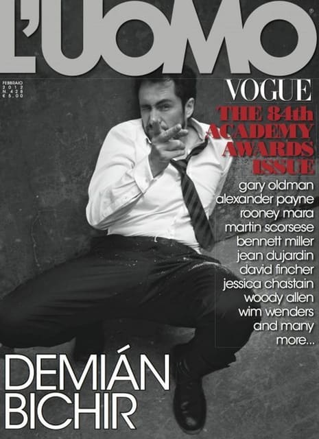 Vogue Italia February 2012 Cover with De... — L'Uomo Vogue