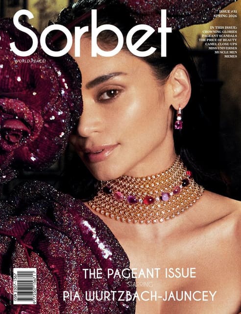 Sorbet Magazine Spring issue cover Pia Jauncey — Sorbet Magazine