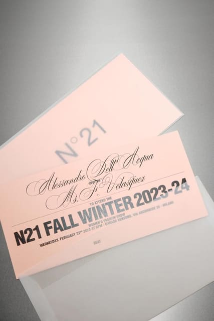 Fw23 Show Invitation — N21