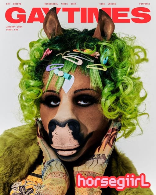 Gay Times January 2024 Cover — Gay Times