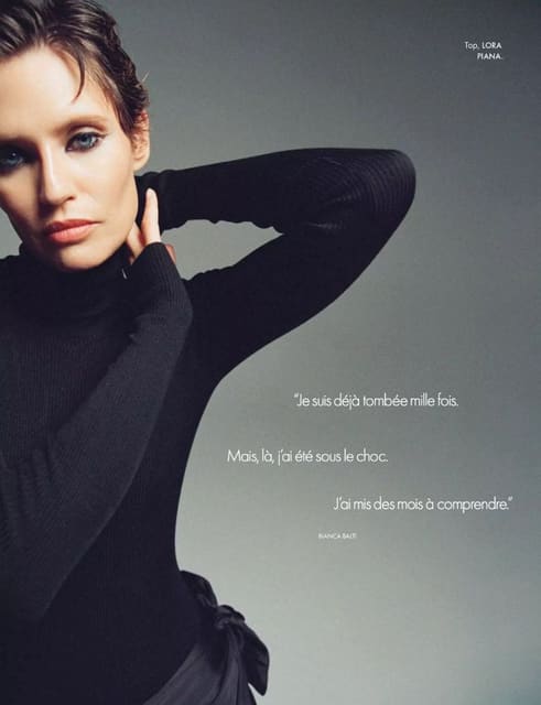 La Mannequin Bianca Balti se Confie — Elle France