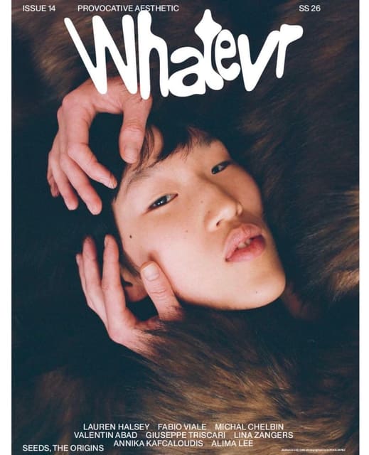 Whatevr Magazine #14 Spring/Summer 2026 Cover — Whatevr Magazine