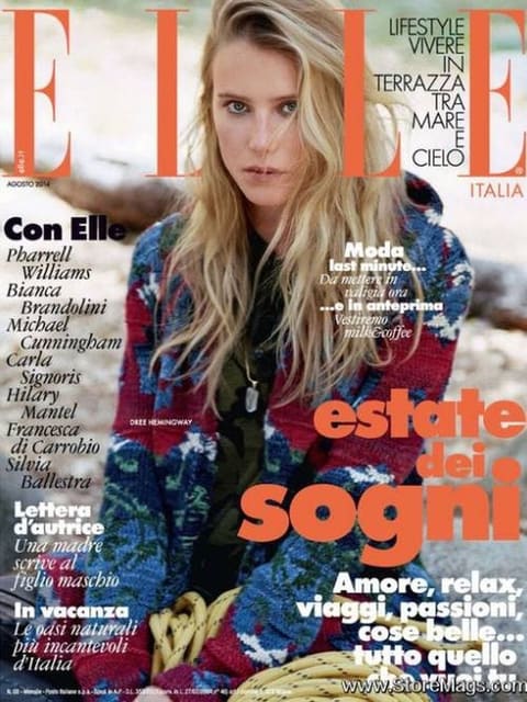 Elle Italia August 2014 Cover — Elle Italia