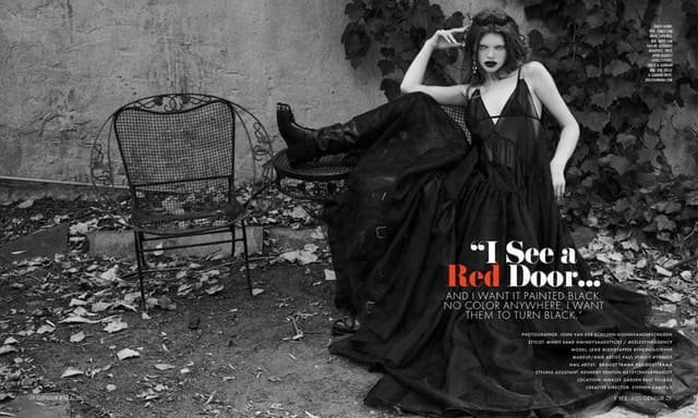 I SEE A RED DOOR by John van Der Schild...