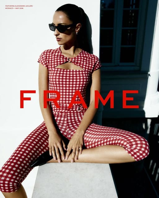 Alexandra Leclerc for FRAME 2026 Campaign — FRAME