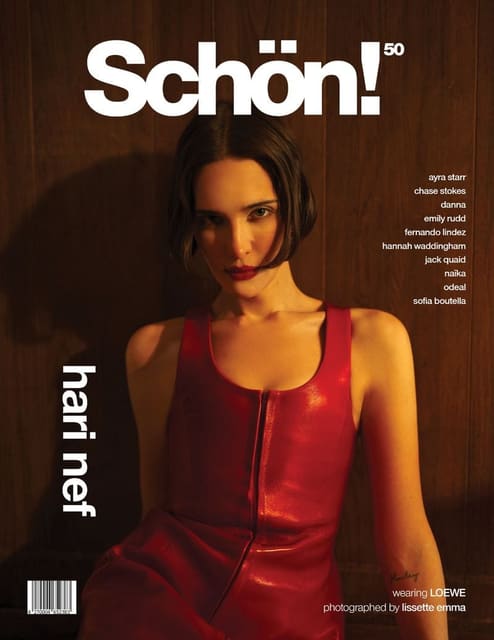Schön Magazine #50 2026 Cover — Schön Magazine