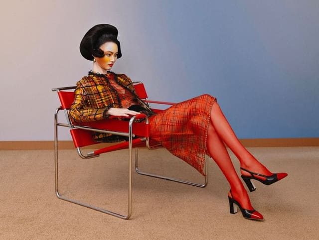 Bauhaus gal inspired by Chen Ke — W Magazine