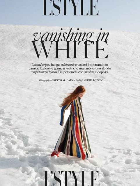 Vanishing in White — L'Officiel Italia