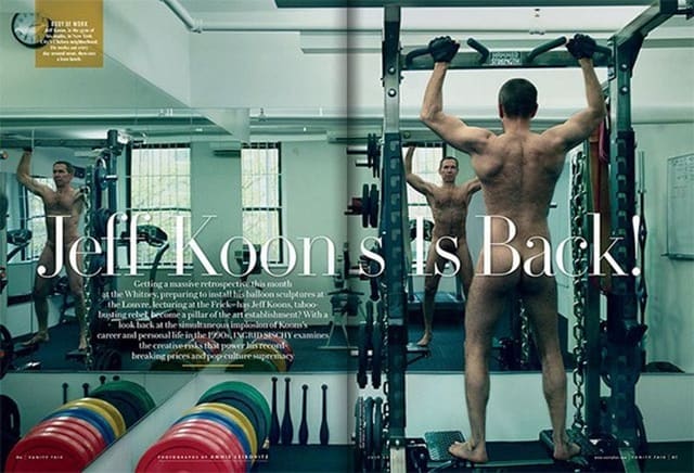 Jeff Koons Is Back! — Vanity Fair U.S.