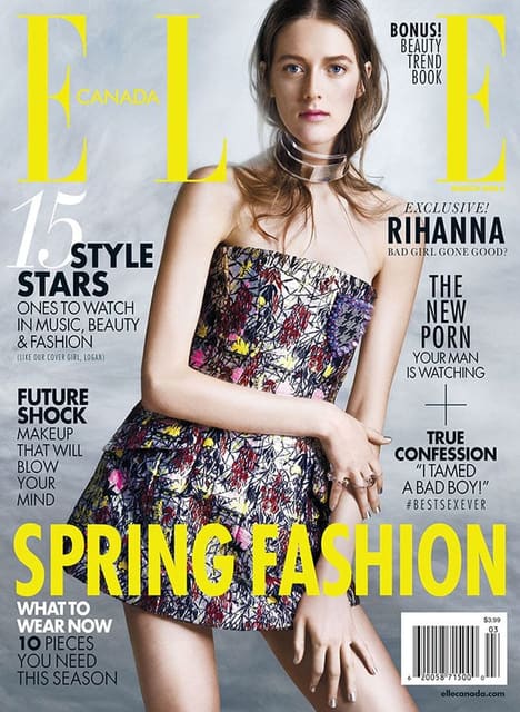 Elle Canada March 2014 cover — Elle Canada