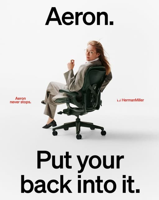 Herman Miller : Aeron Never Stops