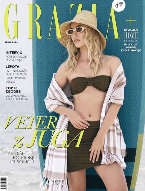 Grazia Slovenia July 2026 Cover — Grazia Slovenia