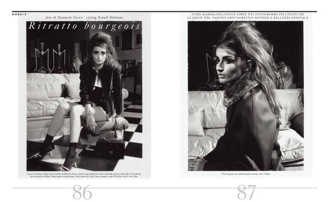 Ritratto bourgeois for Ladies Magazine