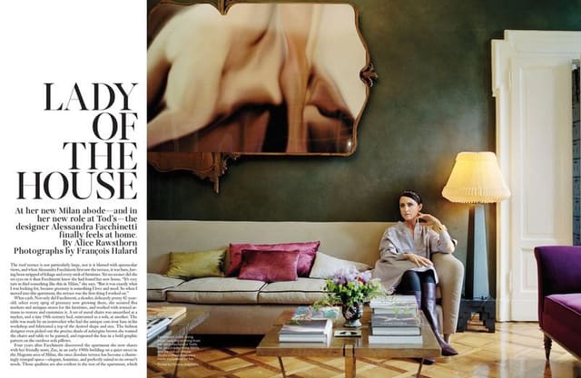 LADY OF THE HOUSE ALESSANDRA FACCHINETTI — W Magazine