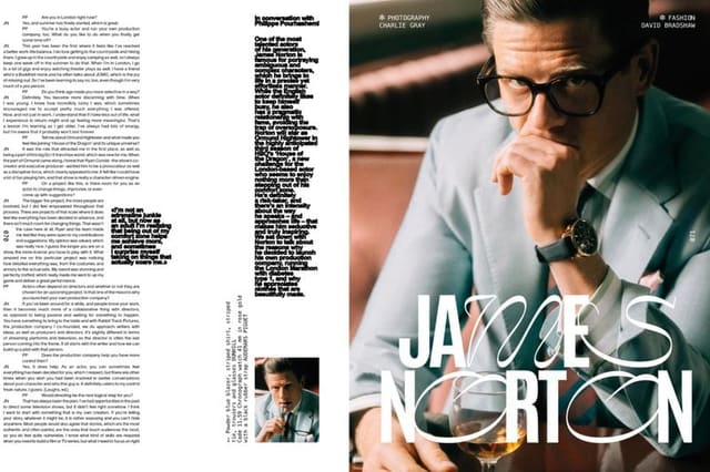 James Norton — Les Hommes Publics