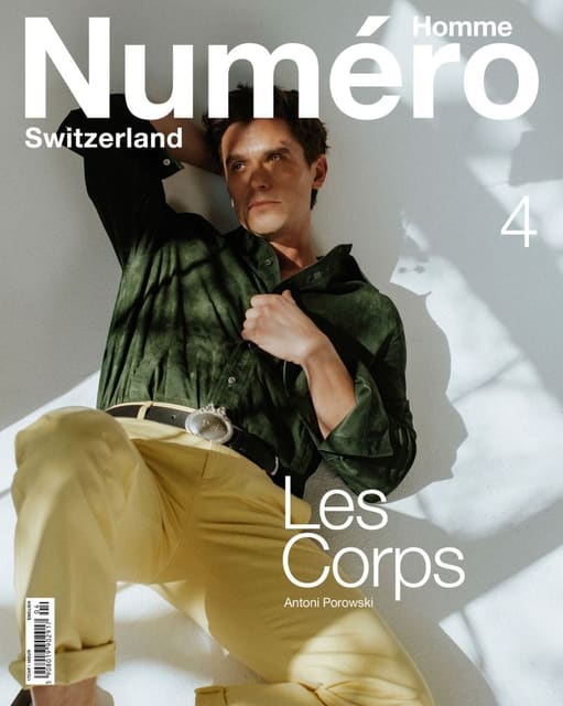 Numéro Homme Switzerland June 2026 Cover — Numéro Homme Switzerland