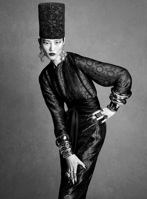 Fall Head Over Heels with Liu Wen — V Magazine