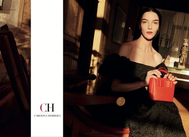 Lacito Insignia x Mariacarla Boscono — Carolina Herrera