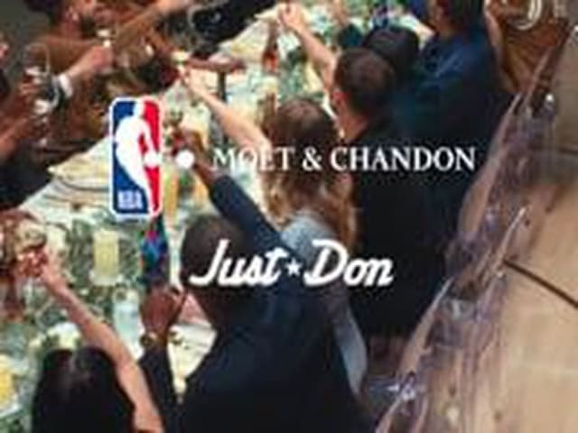 Moët & Chandon x Just Don NBA campaign by Parish Lewis — Moet & Chandon