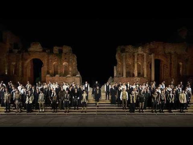 Dolce & Gabbana Alta Sartoria 2026 Show Taormina — Dolce & Gabbana