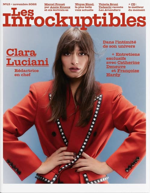 Clara Luciani, redactrice en chef — Les Inrockuptibles