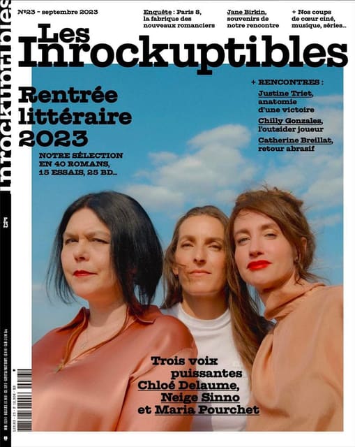 Les Inrockuptibles Sept 2023 cover by Ella Hermee — Les Inrockuptibles