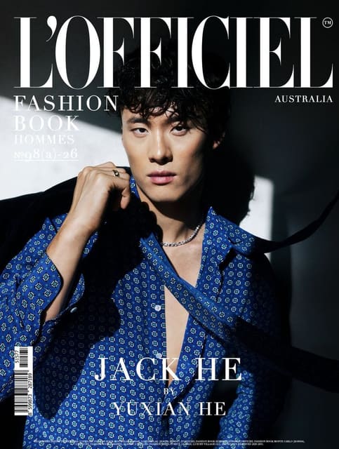 L'Officiel Fashion Book Australia Hommes July 2026 Cover — L'Officiel Fashion Book Australia