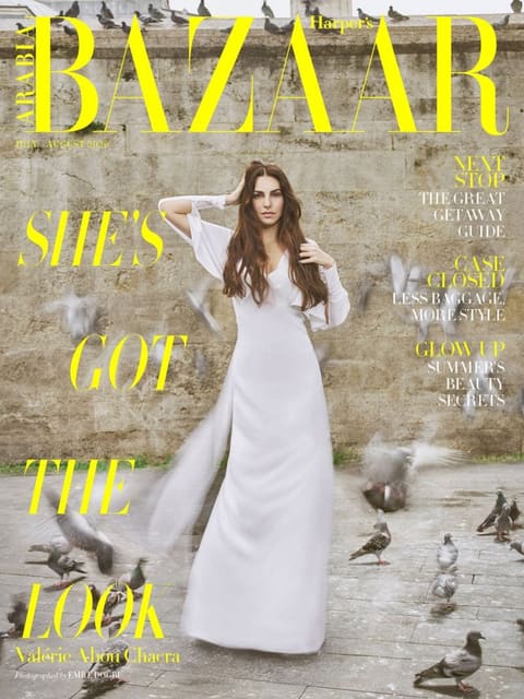 Harper’s Bazaar Arabia Cover Valerie Abou Chacra — Harper's Bazaar Arabia