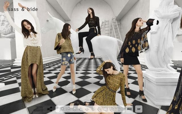 Sass & Bide Novateur F/W 2014 Interactive Shoppable Campaign — Sass & Bide