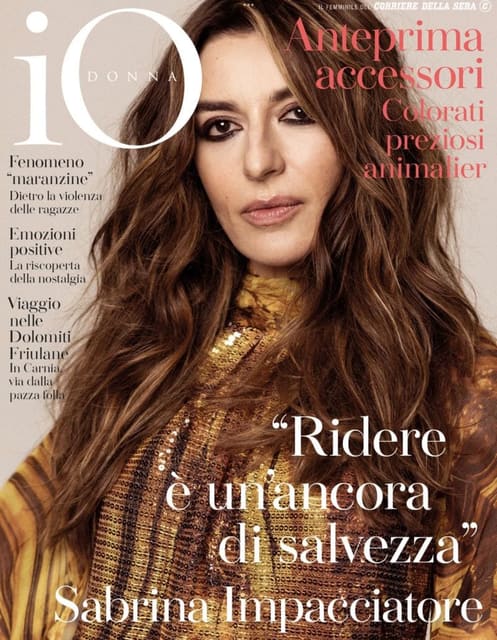 iO Donna August 2026 Cover with Sabrina Impacciatore — iO Donna