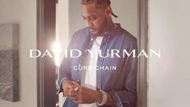 Curb Chain Social Campaign with Carmelo Anthony — David Yurman